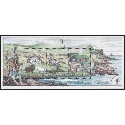 Feroe 519/21 2005 La vida cotidiana de los Vikingos MNH Feroe 519/21 2005 La vida cotidiana de los Vikingos MNH