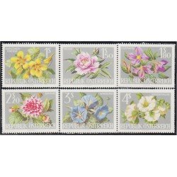 Österreich Austria 983/88 1964 Exposición Internacional de Horticultura MNH