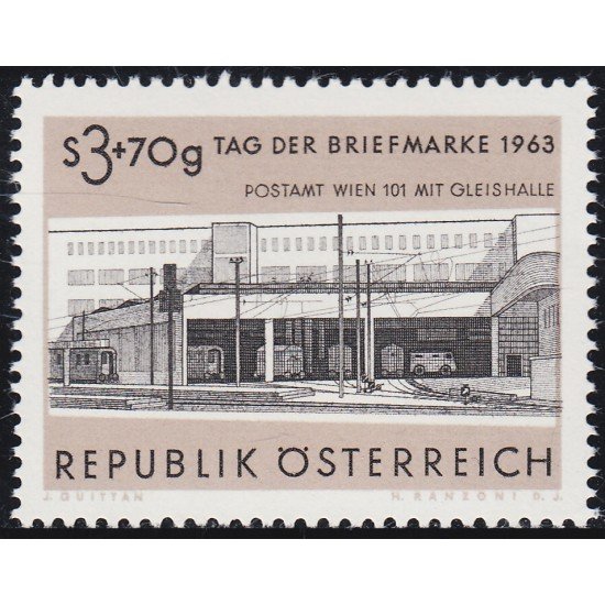 Österreich Austria 982 1963 Día del sello MNH Österreich Austria 982 1963 Día del sello MNH