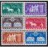 Luxemburgo 443/48 1951 A favor de la Europa unida MNH