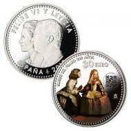 España 2019 30 Euros de plata 30€ del Bicentenario del Prado Velázquez Color 