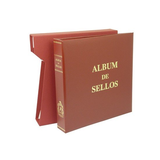 Álbum de sellos Olegario IMPERIAL Título Album de sellos Rojo 084042