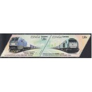 España Spain 5322/23 2019 La nueva ruta de la seda Tren Train MNH