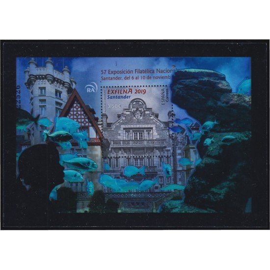 España Spain 5355 2019 Exfilna Santander MNH España Spain 5355 2019 Exfilna Santander MNH
