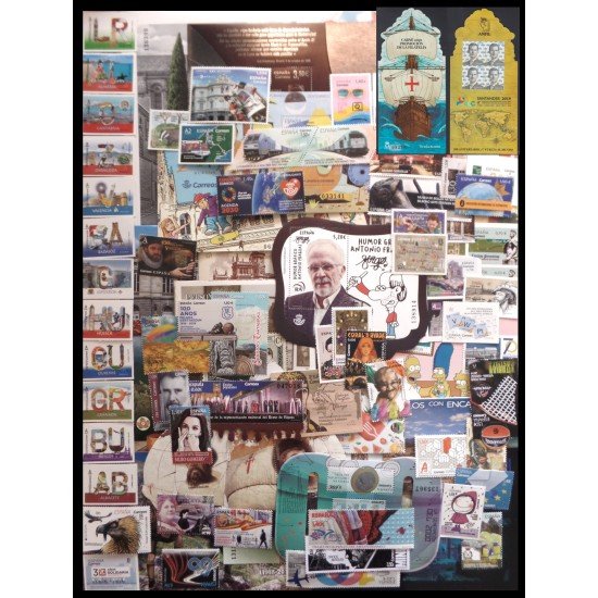 España Spain Año Completo Year Complete 2019 + CARNET PROMO Santander MNH