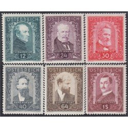Österreich Austria 420/25 1932 Pintores MH Österreich Austria 420/25 1932 Pintores MH