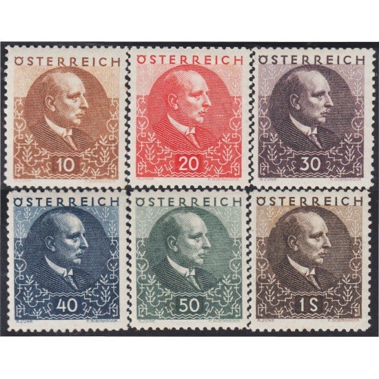 Österreich Austria 393/98 1930 Presidente Miklas MH