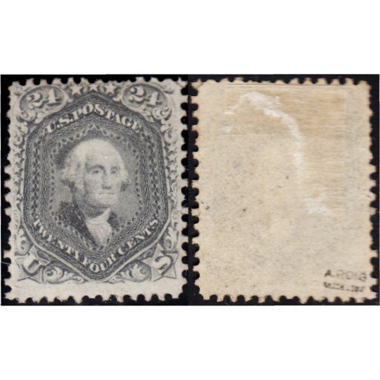 Estados Unidos USA 24 1861 Benjamín Franklin MH Estados Unidos USA 24 1861 Benjamín Franklin MH
