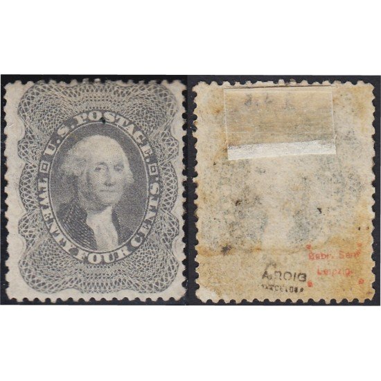 Estados Unidos USA 15 1857/60 George Washington MH Estados Unidos USA 15 1857/60 George Washington MH