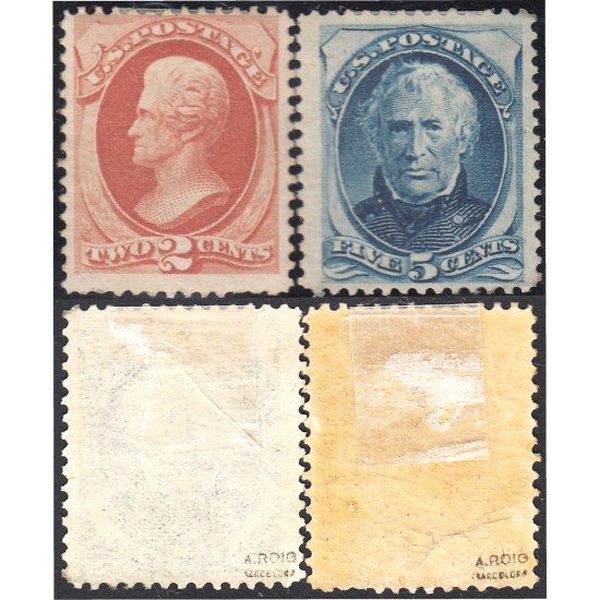 Estados Unidos USA 58/59 1875 Zachary Taylor MNH Estados Unidos USA 58/59 1875 Zachary Taylor MNH