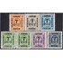 Dinamarca 174/80 1926 Sellos de servicio de 1915/24 MH