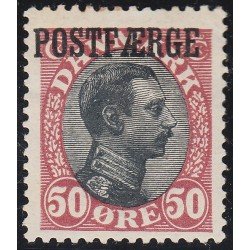 Dinamarca 119 1919/22 Christian X sobrecargado Postearge MH