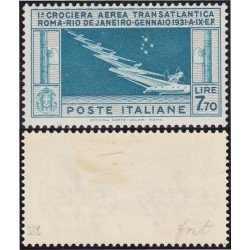 Italia Italy A 25 1930 Crucero aéreo transatlántico del mariscal Balbo MH