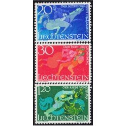 Liechtenstein 422/24 1967 Leyendas MNH