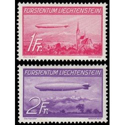 Liechtenstein A 15/16 1936 Zeppelines MH