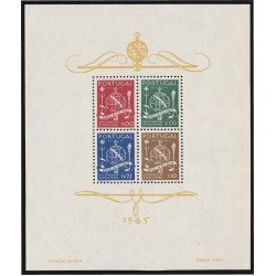 Portugal HB 9 1945 Centenario de la Escuela Naval MH