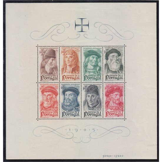 Portugal HB 7 1945 Navegadores portugueses MH