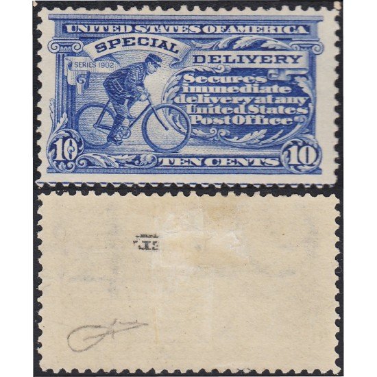 Estados Unidos EUA Urgentes 8 1911 Cartero en bicicleta MH Estados Unidos EUA Urgentes 8 1911 Cartero en bicicleta MH