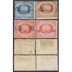 San Marino 8/11 1892 Torres del Monte Titán sobrecarga CmiMH