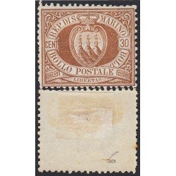 San Marino 6 1877/90 Torres del Monte Titán MH