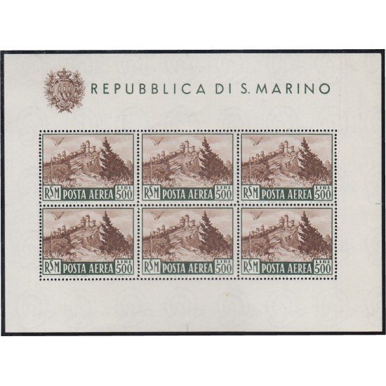 San Marino HB 7 1951 Correo Áereo MH San Marino HB 7 1951 Correo Áereo MH