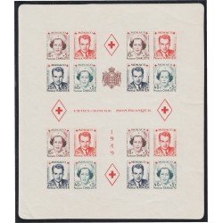 Monaco HB 3B 1949 Cruz Roja Monegasca MH