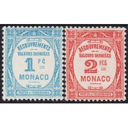 Monaco 27/28 Tasas  1932 Correos y telégrafos MH