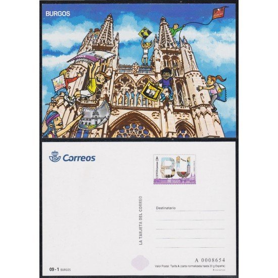 España Tarjetas del Correo y de Iniciativa Privada 139 2019 Ciudad de Burgos
