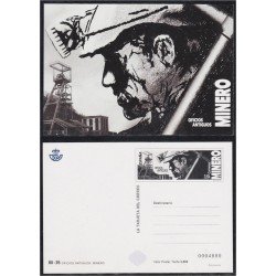 España Tarjetas del Correo y de Iniciativa Privada 142 2019 Oficios Antiguos Minero