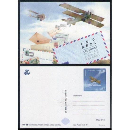 España Tarjetas del Correo y de Iniciativa Privada 2020 147 Efemérides 2020 147 100 Años del primer correo español