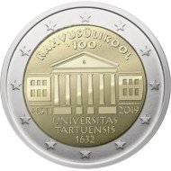 Estonia 2019 2 € euros conmemorativos Universidad de Tartu Estonia 2019 2 € euros conmemorativos Universidad de Tartu
