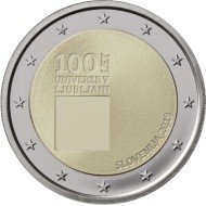 Eslovenia 2019 2 € euros conmemorativos Universidad de Ljubljana Eslovenia 2019 2 € euros conmemorativos Universidad de Ljubljana
