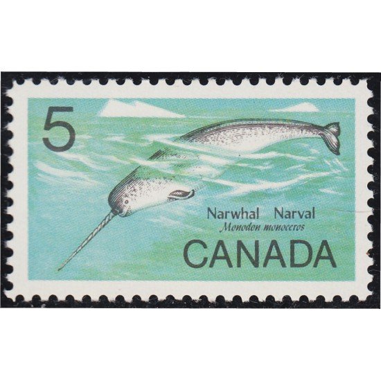 Canada 401 1968 Preservación de la naturaleza Pez Narval MNH Canada 401 1968 Preservación de la naturaleza Pez Narval MNH