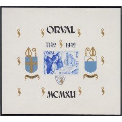 Bélgica HB 25 1942 Escudo de armas de la Abadía MH