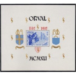 Bélgica HB 24 1942 Escudo de armas de la Abadía MH