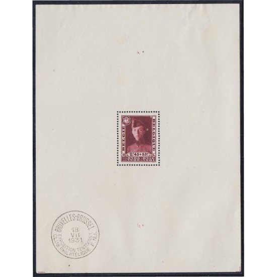 Bélgica HB 3 1931 Exposición de inválidos de guerra usada