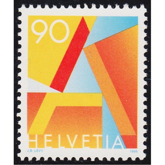 Suiza Switzerland 1498 1995 Sello para correo prioritario MNH Suiza Switzerland 1498 1995 Sello para correo prioritario MNH