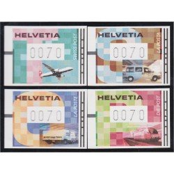 Suiza Distribuidores 16/19 Sellos de franqueo Transportes postales MNH