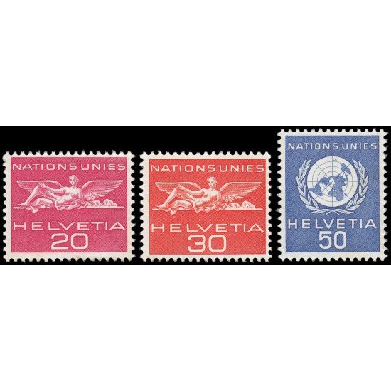 Suiza Switzerland Servicios 405/07 S 1959 Naciones Unidas MNH Suiza Switzerland Servicios 405/07 S 1959 Naciones Unidas MNH