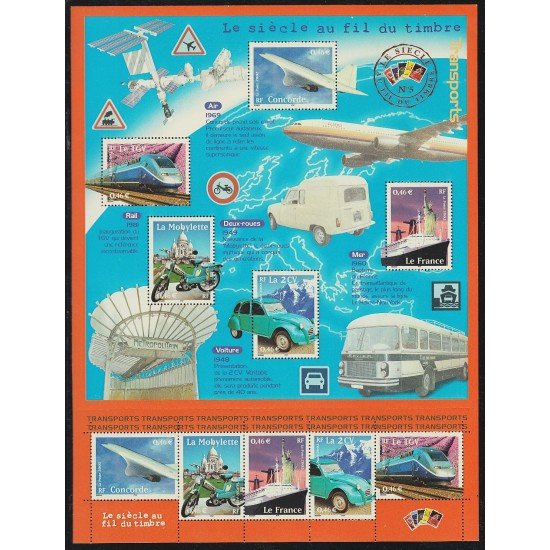 France Francia HB 47 2002 Transportes MNH
