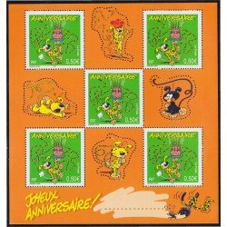 France Francia HB 58 2003 Personajes de dibujos animados MNH France Francia HB 58 2003 Personajes de dibujos animados MNH