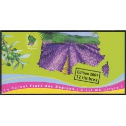France Francia Autoadhesivos C303 2009 Carnet Flores del Sur MNH France Francia Autoadhesivos C303 2009 Carnet Flores del Sur MNH