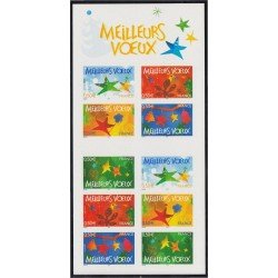 France Francia Autoadhesivos BC44 2004 Carnet Estrellas y Guirnaladas MNH France Francia Autoadhesivos BC44 2004 Carnet Estrellas y Guirnaladas MNH