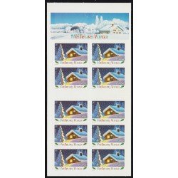 France Francia Autoadhesivos BC34 2002 Carnet Mejores deseos Casa Nieve MNH France Francia Autoadhesivos BC34 2002 Carnet Mejores deseos Casa Nieve MNH