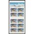 France Francia Autoadhesivos BC34 2002 Carnet Mejores deseos Casa Nieve  MNH