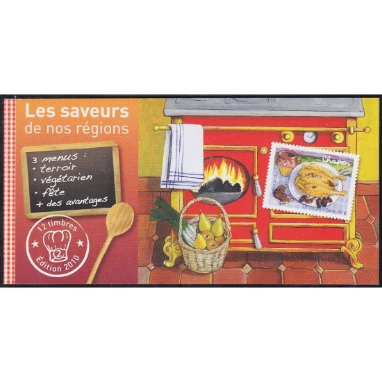France Francia Autoadhesivos C443 2010 Carnet Los sabores de nuestras regiones MNH France Francia Autoadhesivos C443 2010 Carnet Los sabores de nuestras regiones MNH