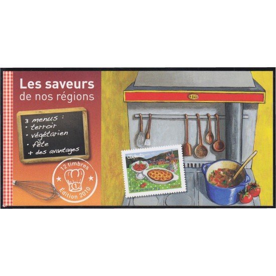 France Francia Autoadhesivos C431 2010 Carnet Los sabores de nuestras regiones MNH France Francia Autoadhesivos C431 2010 Carnet Los sabores de nuestras regiones MNH