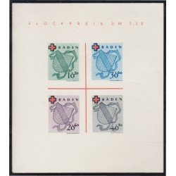 Alemania Baden HB 1 1949 Escudo Shield MNH