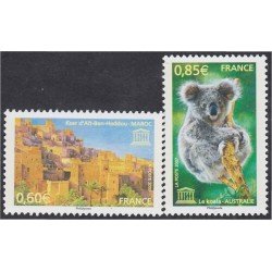 France Francia Servicios 138/39 2007 UNESCO Koala MNH