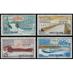 Italia Italy 720/23 1956 Juegos Olímpicos de Cortina de AmpezzoMNH Italia Italy 720/23 1956 Juegos Olímpicos de Cortina de AmpezzoMNH